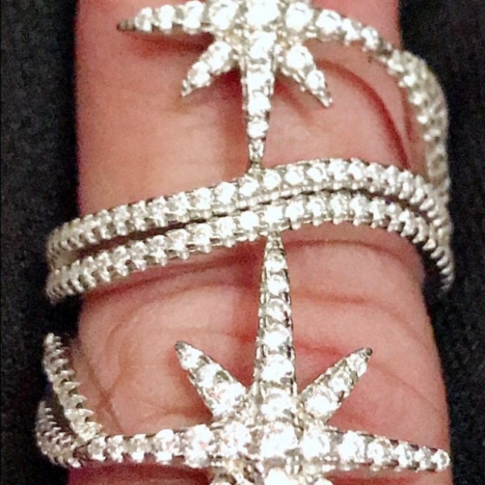 Snow flake Midi/Regular ring🌺 - Picture 2 of 4